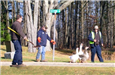 Public Services crew sending the geese to their winter home