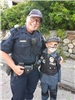 Officer Russell at National Night Out
