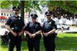 Officers at Memorial Day Ceremony
