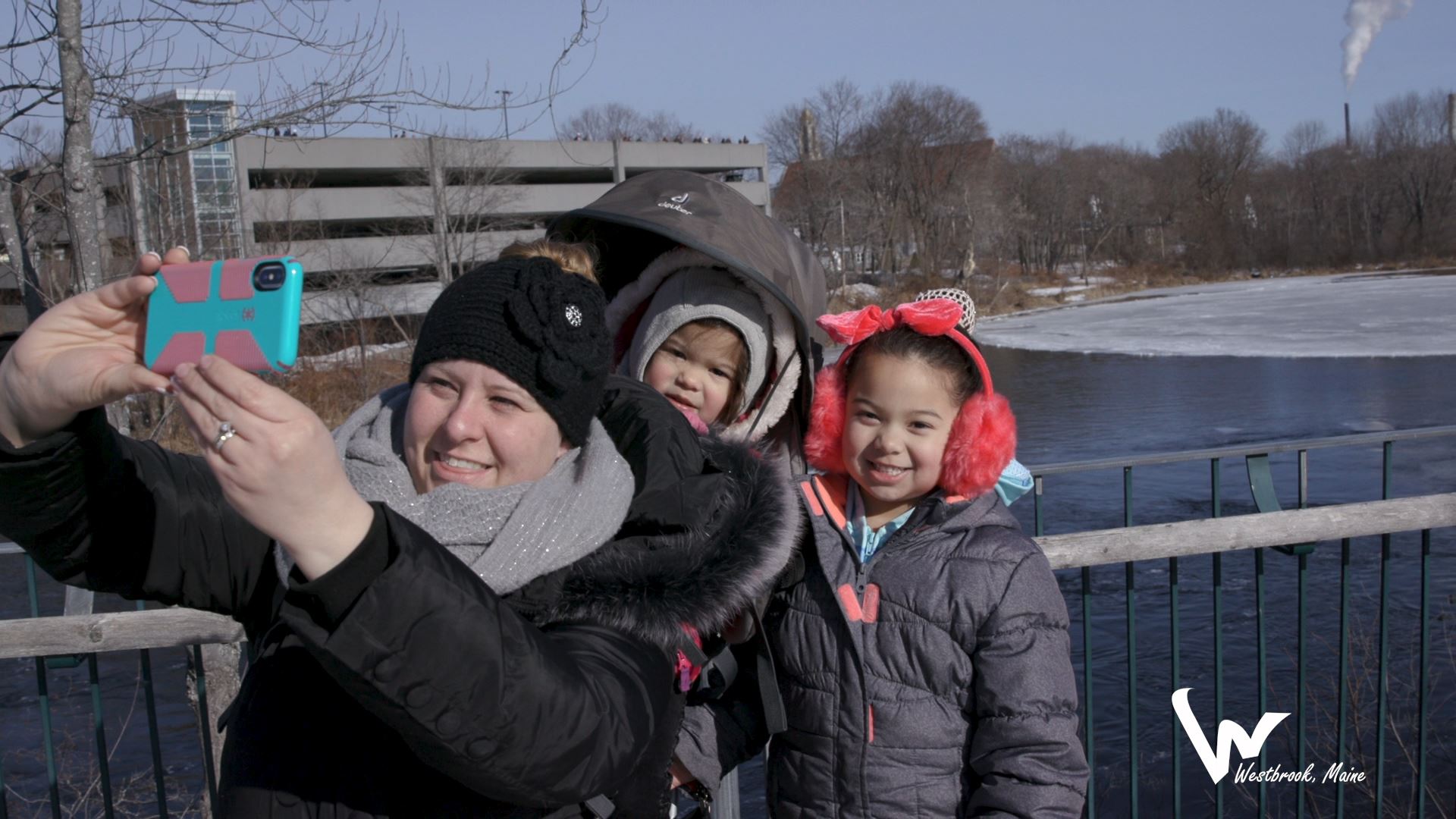 Ice Disk Family Selfie