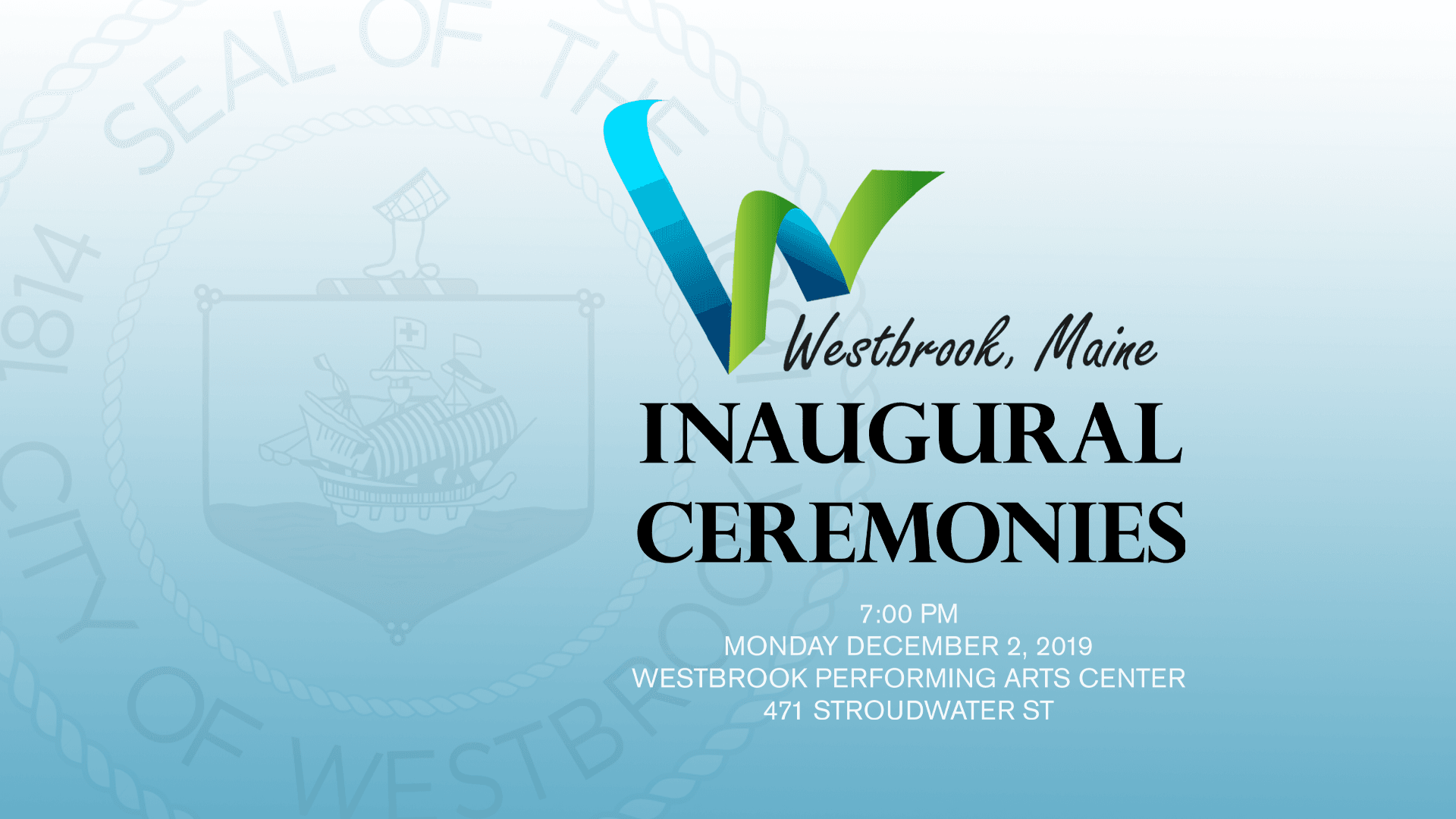 Inaugural Ceremonies