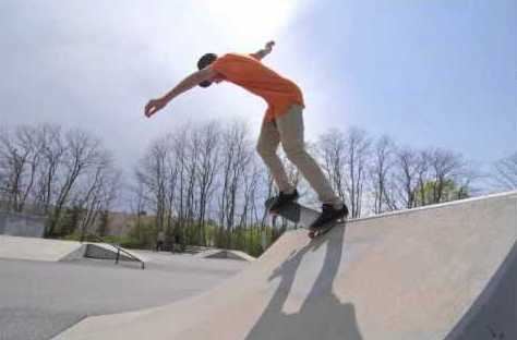 Skater at Skate Park