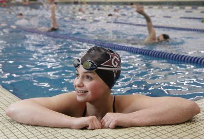 Swimmer at Davan Indoor Pool