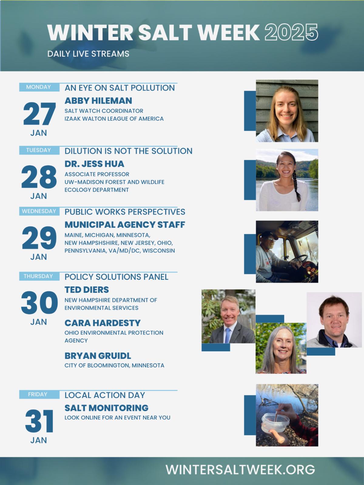 Winter Salt Week Schedule